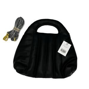 Fawn Design the Quilted Handbag or Crossbody in Matte Black